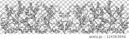 Coloring page Pineapple weed Flowers Edible Flowers 124363648