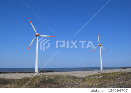 風力発電施設 自然エネルギー 風力発電施設 自然エネルギー 124364707