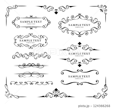 アンティーク　ビンテージ　フレーム飾り枠 124366268