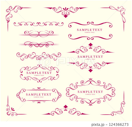 アンティーク　ビンテージ　フレーム飾り枠 124366273