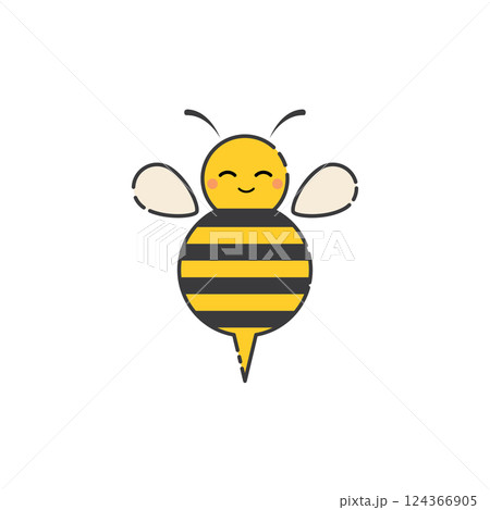 Bee Logo icon 124366905
