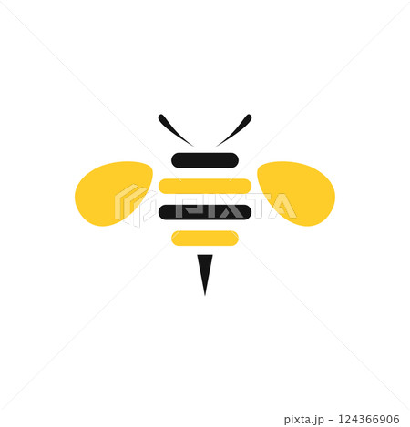 Bee Logo icon Bee Logo icon 124366906