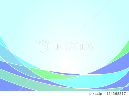 シンプルな曲線の背景 124368217