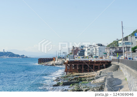 Cape Inamuragasaki in Kamakura, Japan 124369046