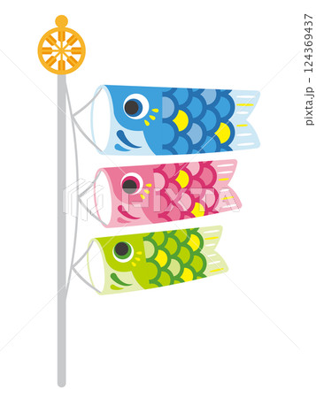 鯉のぼりのイラスト 124369437