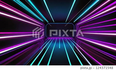 未来的な背景のグラフィック素材 124371548