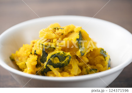 かぼちゃのサラダ 124371596