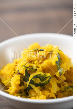 かぼちゃのサラダ かぼちゃのサラダ 124371597