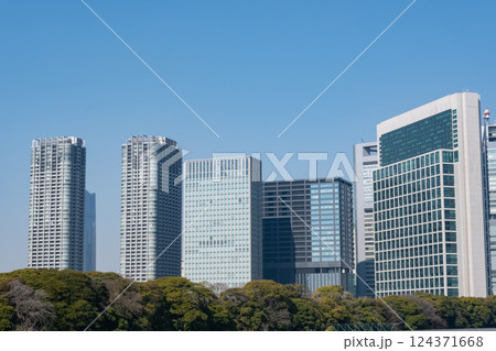 汐留の高層ビル群 124371668