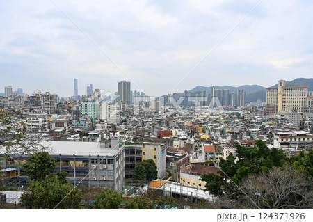 世界遺産・モンテの砦からの眺望/マカオ 世界遺産・モンテの砦からの眺望/マカオ 124371926