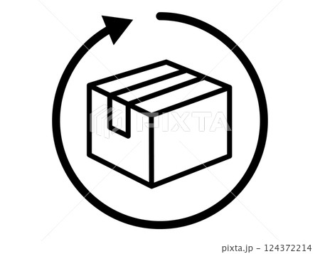 返品のアイコン(交換マーク) 返品のアイコン(交換マーク) 124372214