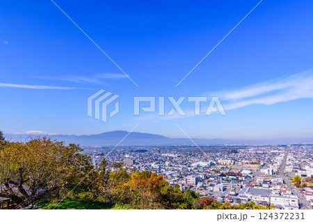 将棋の町 天童を展望 124372231