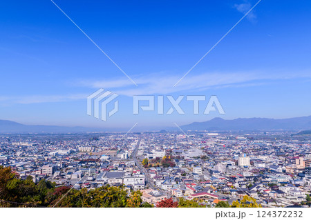 将棋の町 天童を展望 124372232