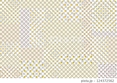 Polka dot rectangle 124372562