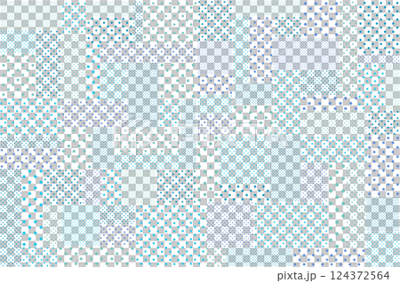 Polka dot rectangle 124372564