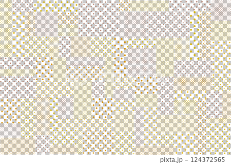 Polka dot rectangle 124372565