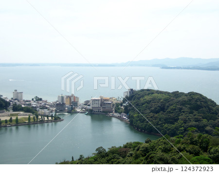 展望台から見た舘山寺の町並み 展望台から見た舘山寺の町並み 124372923