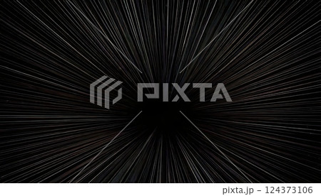 《AI画像》放射状に広がる集中線の背景イラスト 124373106