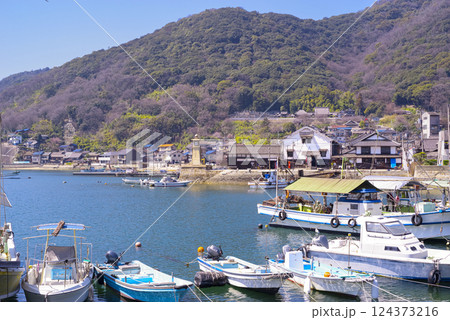 広島県福山市、鞆の浦の風景 広島県福山市、鞆の浦の風景 124373216