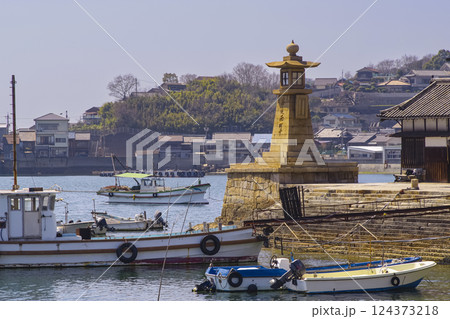 広島県福山市、鞆の浦の風景 124373218
