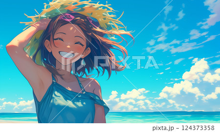 水着の女性 124373358