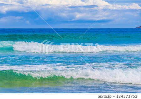 Strong waves Praia Lopes Mendes beach Ilha Grande island Brazil. 124373752