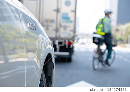 路駐 取締り 警備員 路駐 取締り 警備員 124374581