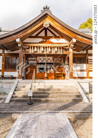 京都伏見区横大路天王後　田中神社（勝ち馬、子孫繁栄のご利益）馬の神様　勝ち馬祈願の神　拝殿 124375083