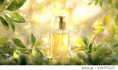 美しい緑の中にある化粧品 Generative 美しい緑の中にある化粧品 Generative 124375121