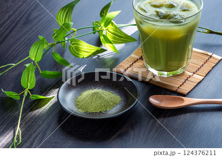 抹茶イメージ 抹茶ラテ 抹茶イメージ 抹茶ラテ 124376211