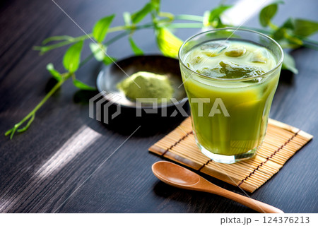 抹茶イメージ 抹茶ラテ 抹茶イメージ 抹茶ラテ 124376213