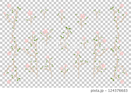 Stylish plant decoration 124376683