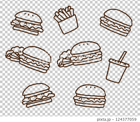 漢堡包 漢堡包 124377059