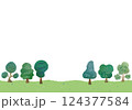 木の風景イラスト 124377584