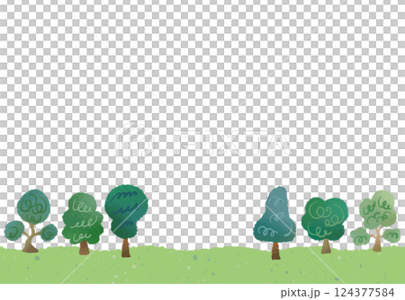 木の風景イラスト 124377584