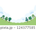 木の風景イラスト 124377585