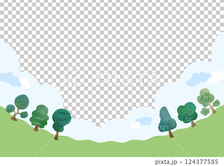 木の風景イラスト 124377585