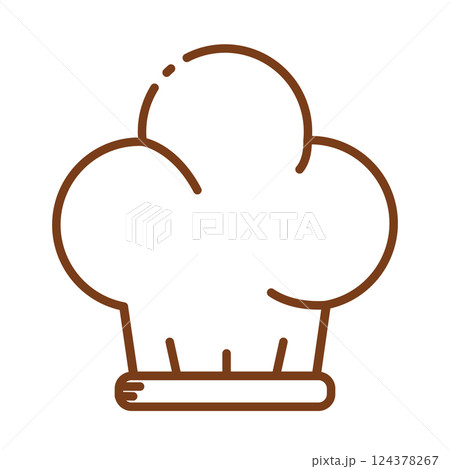 Chef hat icon. Vector 124378267