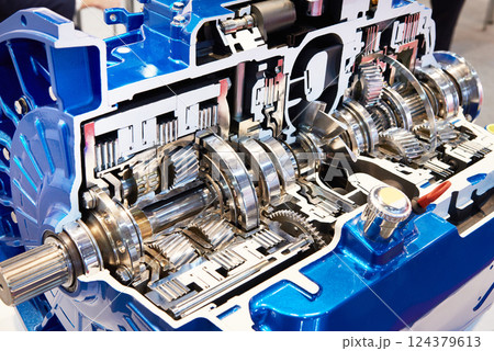 Automatic transmission in section Automatic transmission in section 124379613