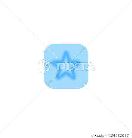 Star gradient blurred vector element, blue star outline aura in square, rating achievement Y2K aesthetic symbol, award Star gradient blurred vector element, blue star outline aura in square, rating achievement Y2K aesthetic symbol, award 124382057