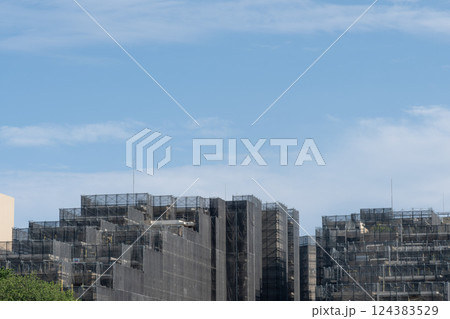 マンションの修繕工事 124383529