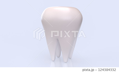 The White teeth for  Dental concept 3d Rendering. 124384332