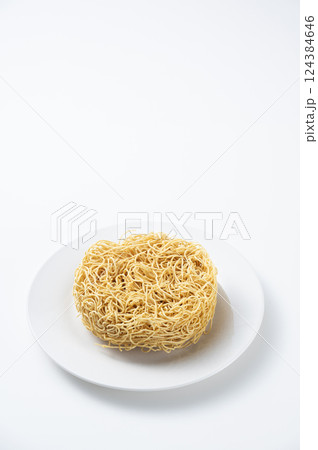 かた焼きそばの麺 細麺 かた焼きそばの麺 細麺 124384646