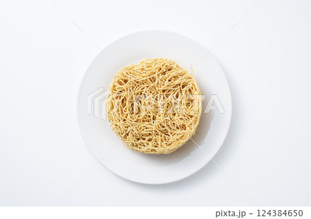 かた焼きそばの麺 細麺 かた焼きそばの麺 細麺 124384650