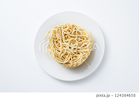 かた焼きそばの麺　太麺 124384658