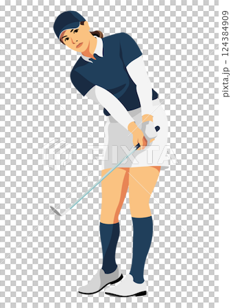 女職業高爾夫球手 124384909