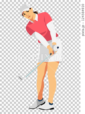 女職業高爾夫球手 124384910