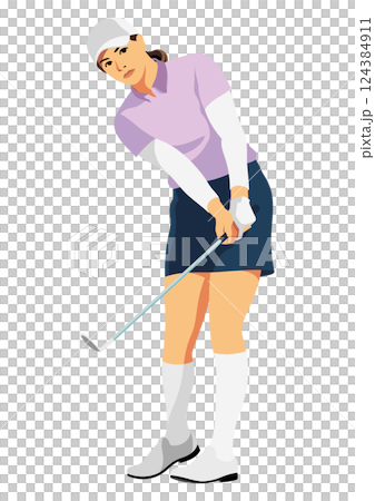 女職業高爾夫球手 124384911