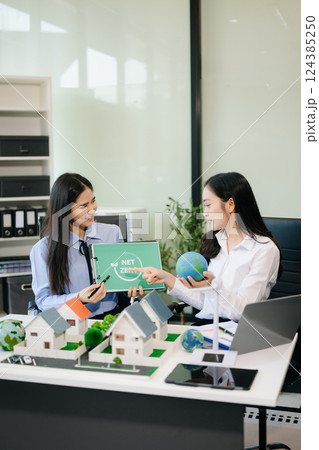 Sustainable innovation by young professionals for a greener future. Showcasing renewable energy solutions 124385250