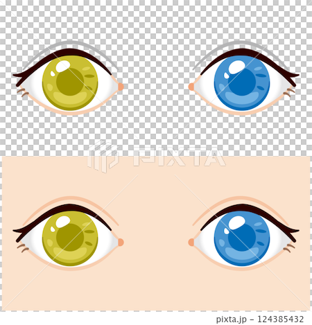 奇怪的眼睛插圖 124385432